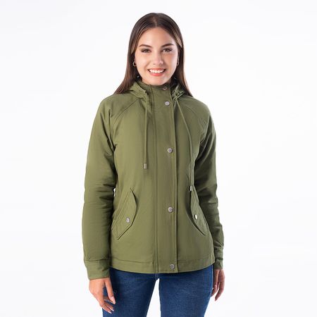 Casaca Yolitt Drill Mujer Pionier Verde Xl