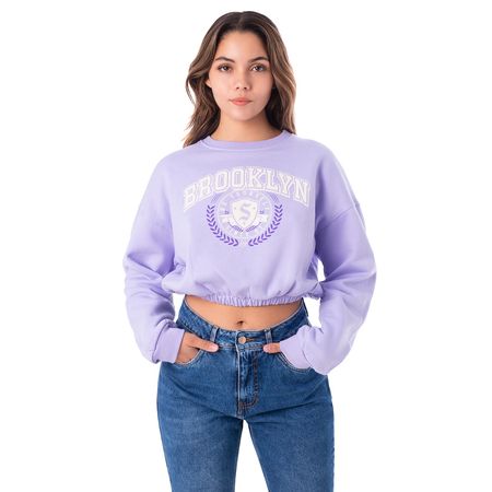 Polera Yarz 4 Franela Mujer Squeeze Lilac M