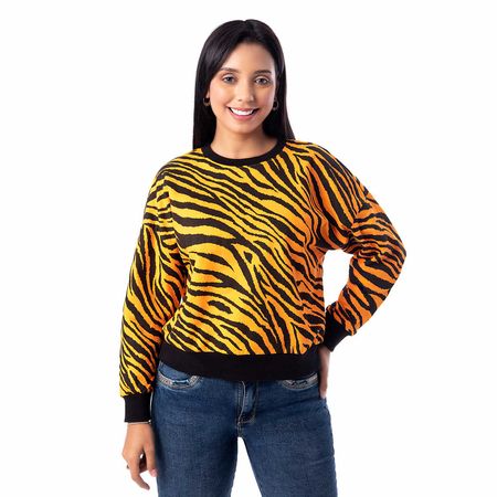 Polera Zebrinya_S Franela Mujer Pionier Naranja M