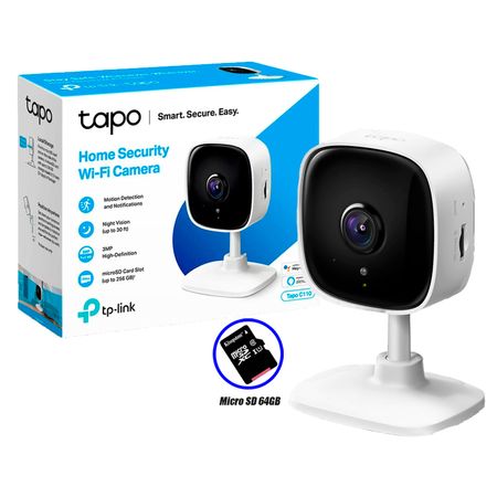 Cámara de Vigilancia Wi Fi Tp Link Tapo C110 3Mp Sd 128Gb