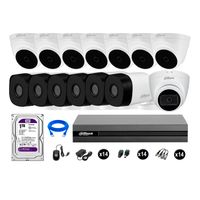 Cámaras Seguridad Kit 14 Dahua Hd 720p 1tb 1 Cámara con Audio