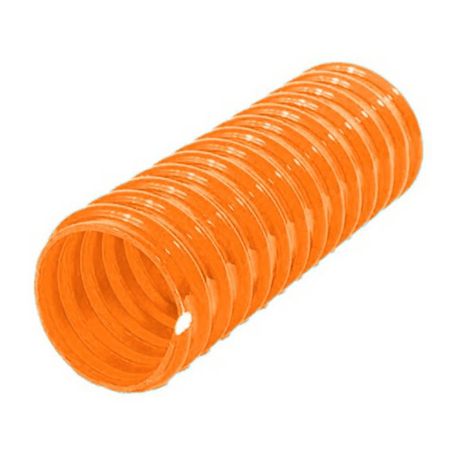 Manguera de Succión 2 Pulgadas Rollo de 50 Metros Naranja