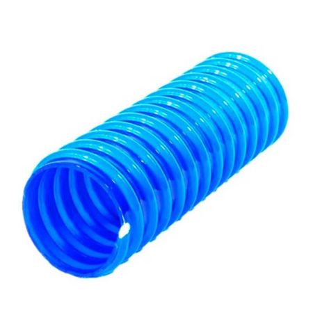 Manguera de Succión 3 Pulgadas Rollo de 50 Metros Azul