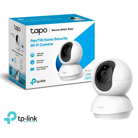 Cámara de Seguridad Wi Fi Tp Link Tapo C200 Giratoria 360 1080P Fhd