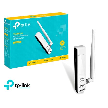 TP Link Adaptador Inalambrico Usb TL WN722N hasta 150 Mbps