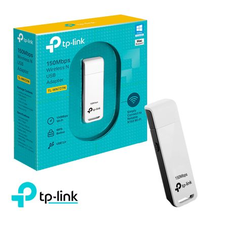 TP Link Adaptador Usb TL WN727N Inalámbrico 2,4 GHz 150Mbps