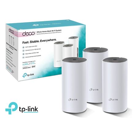 TP Link Deco E4 3 Pack AC1200 Sistema WiFi Mesh 5 GHz 2,4 GHz