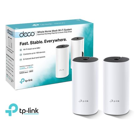 TP Link Deco M4 2 Pack Sistema WiFi 5 GHz 2,4 GHz Mesh AC1200