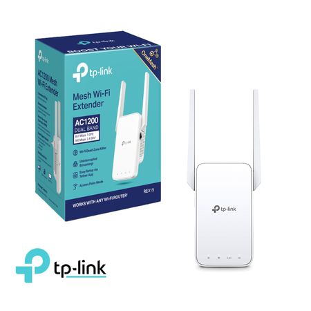 TP Link RE315 Mesh Extensor Doble Banda 5 GHz 2,4 GHz AC1200