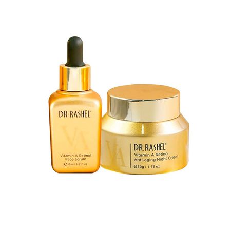 Dr. Rashel Vitamina A Retinol Serum + Crema de Noche de Vitamina A Retinol
