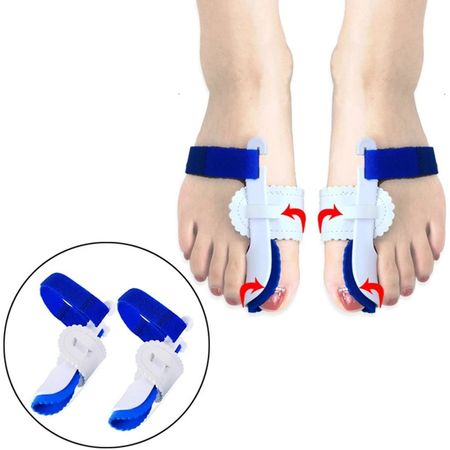 Corrector Progesivo Para Juanete Dedo Pie Hallux Valgus con Velcro