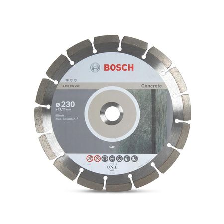 Disco diamantado segmentado Bosch 230x22,23x2,3x10mm/Standard para concreto