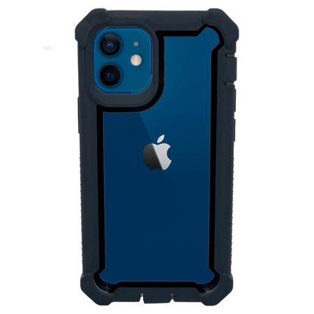 Case Antishock Square Para Iphone 12 Negro