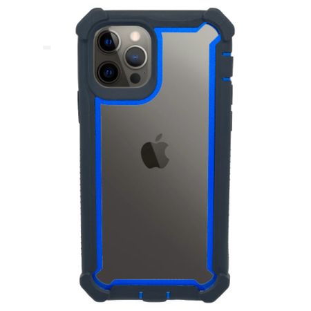 Case Antishock Square Para Iphone 12 Pro Max Azul