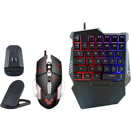 Combo Gamer 4 En 1 Con Adaptador Y Soporte G508 One Hand