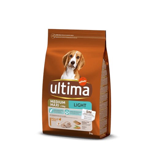 Alimento para Perro Ultima Medium-Maxi Light con Pollo 3kg