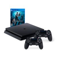 Reacondicionado Playstation 4 PS4 SLIM 1TB con 2 mandos + RESIDENT4