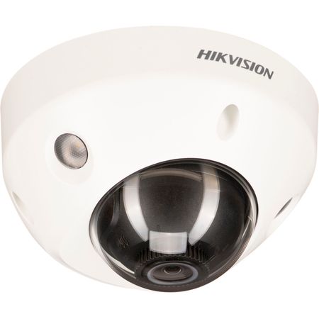 Cámara de Domo Mini de Red para Exteriores Hikvision Colorvu Ds 2Cd2547G2 Ls de 4Mp con Lente de 2.8