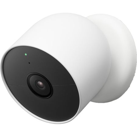 Cámara de Seguridad Google Nest Cam Battery para Interiores y Exteriores 1080P