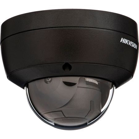 Cámara Domo de Red Hikvision Acusense Pci D15F2S de 5Mp para Exteriores con Visión Nocturna Negro