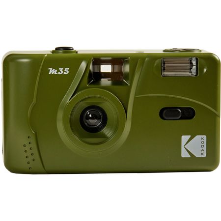 Cámara de Película Kodak M35 con Flash Verde Oliva