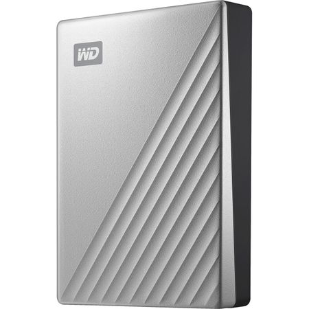 Disco Duro Externo Wd My Passport Ultra Usb 3.0 Type C de 4Tb para Mac Plata