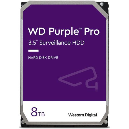 Disco Duro Interno de Vigilancia Wd Purple Pro de 8Tb Sata Iii 7200 Rpm 3.5 Venta Al por Menor