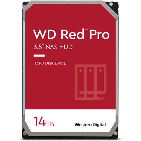 Disco Duro Interno Nas Wd Red Pro de 14Tb Wd141Kfgx Sata Iii 3.5 a 7200 Rpm Retail