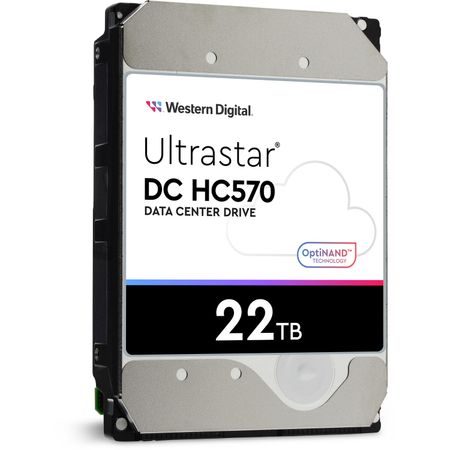 Disco Duro Interno Wd Ultrastar de 22Tb 7200 Rpm y 3.5 para Centro de Datos Sata