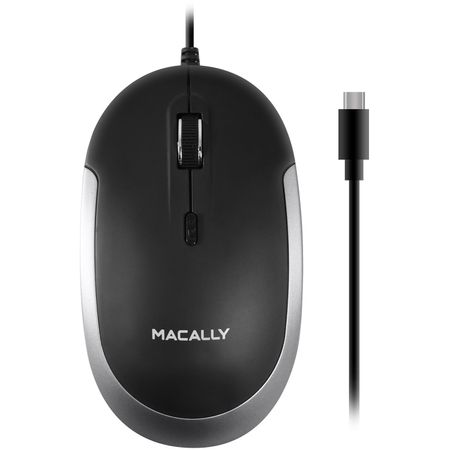 Mouse Óptico Macally Usb Type C