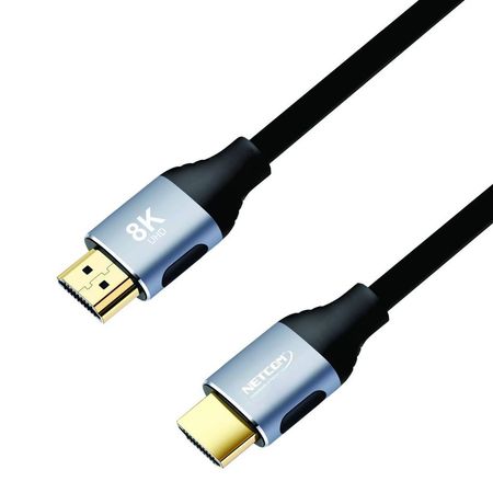 Cable Hdmi 2.1V 8k NETCOM 3D 10 Metros 4320p Premium 48Gbps HDR eARC