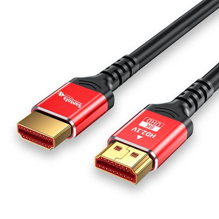Cable Hdmi 2.1V 8k SANTOFA 3D 1 Metro 4320p Premium 48Gbps HDR eARC