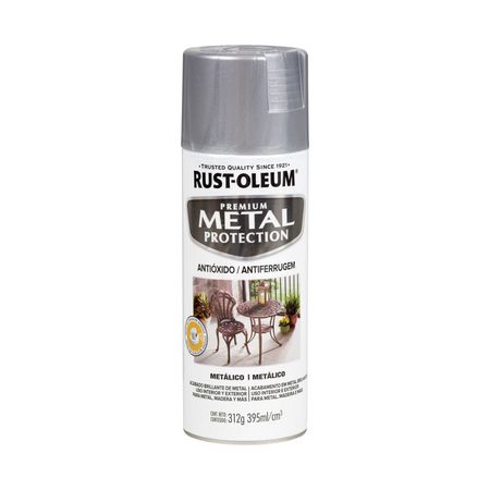 Spray Protección Metal Metálico Plata 312 gramos