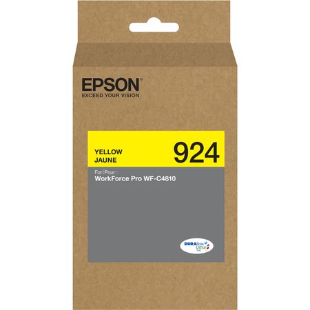 Cartucho de Tinta Amarilla Epson Durabrite Ultra T924 de Capacidad Estándar para Workforce Pro Wf C4