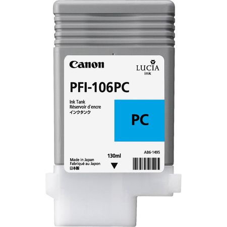 Cartucho de Tinta Canon Pfi 106Pc Photo Cyan 130Ml