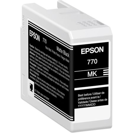 Cartucho de Tinta Epson 770 Ultrachrome Pro10 Negro Mate 25Ml