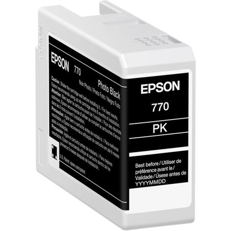 Cartucho de Tinta Epson 770 Ultrachrome Pro10 Photo Black 25Ml