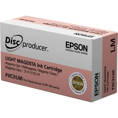 Cartucho de Tinta Epson Pjic3 Lm Light Magenta para La Impresora Automática de Discos Pp 100 Discpro