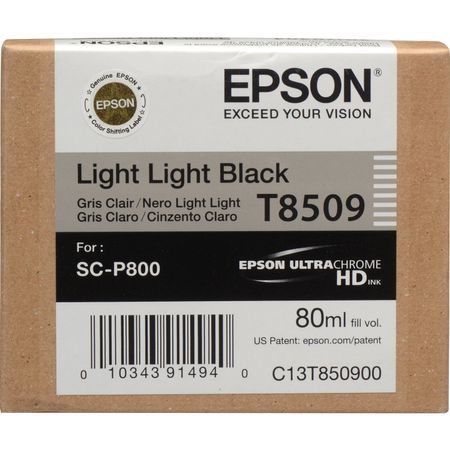 Cartucho de Tinta Epson T850900 Ultrachrome Hd Light Light Black 80 Ml