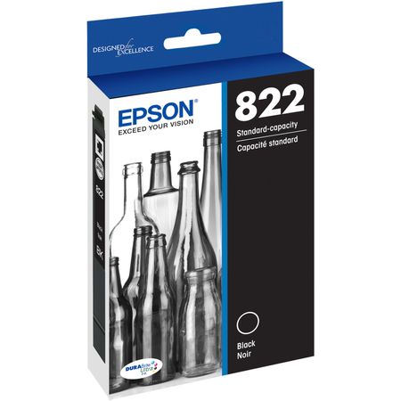 Cartucho de Tinta Estándar Epson T822 Negro con Sensormatic