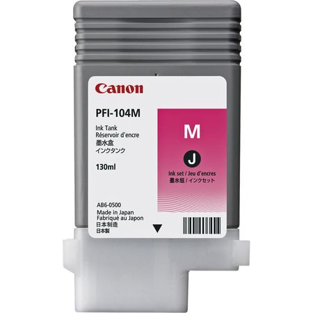 Cartucho de Tinta Magenta Canon Pfi 104M 130Ml