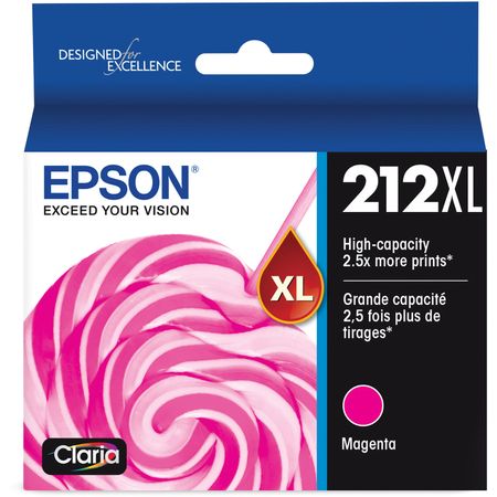 Cartucho de Tinta Magenta de Alta Capacidad Epson Claria 212Xl