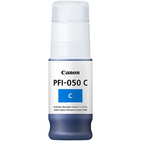 Cartucho de Tinta Pigmentada Canon Pfi 050 Cyan para Imageprograf Tc 20 70Ml