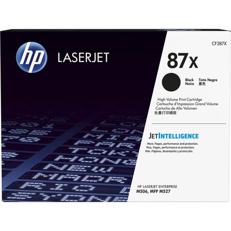 Cartucho de Tóner Hp 87X de Alta Capacidad para Impresoras Láser en Negro