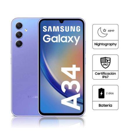 Samsung Galaxy A34 128gb 6gb Violeta