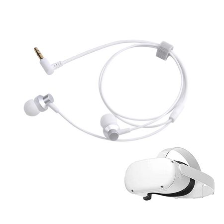 Audifonos Sonido 3D para Meta Quest 2 Blancos
