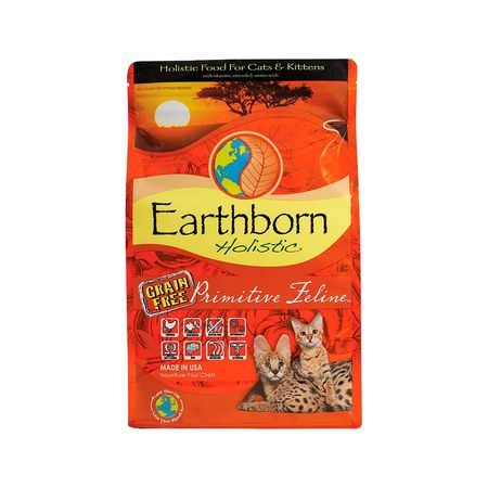 Comida para Gatos Earthborn Holistic Libre de Granos Felino Primitivo 2.27kg