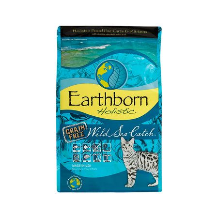Comida para Gatos Earthborn Holistic Libre de Granos Pesca del Mar 2.27kg