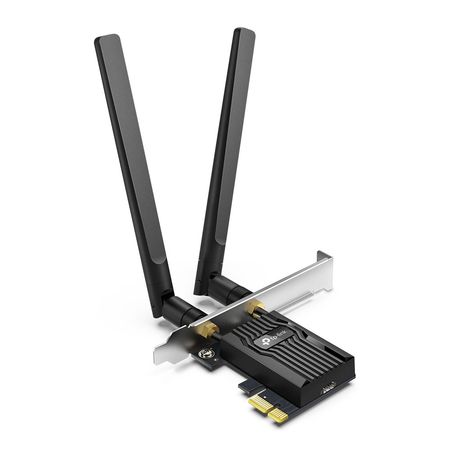 TP-Link - Adaptador PCIe Archer TX55E Wi-Fi 6 AX3000 Bluetooth 5.2 Adaptador PCIe TP-Link Archer TX55E Wi-Fi 6 AX3000 Bluetooth 5.2