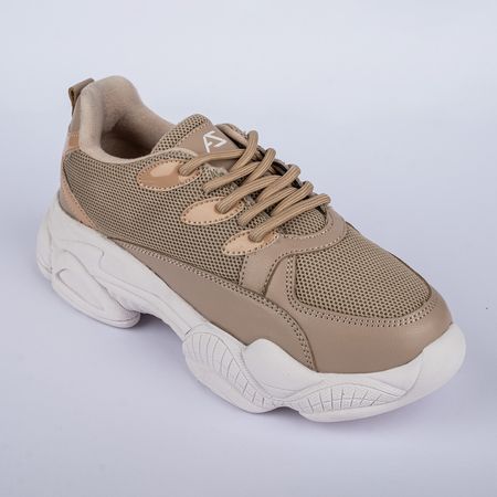 Zapatillas Urbanas para Mujer Azayu AZY-000019 Beige Talla 36